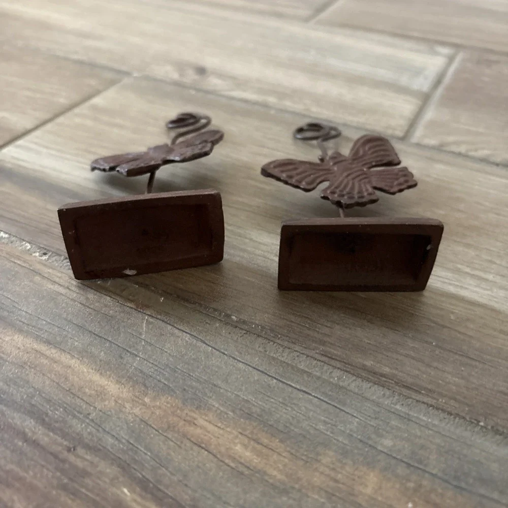 2 Butterfly Dragonfly Bug Shaped Wire Clip Picture/Note/Memo Holder-Colorful‎ 5
